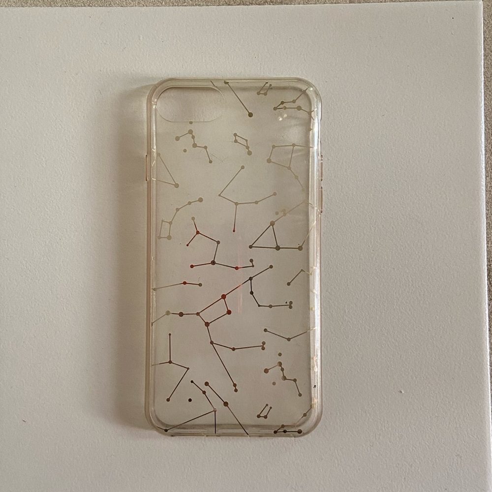 Clear Gold Constellation IPhone 6s Case